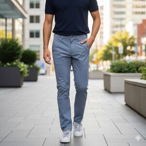 Lululemon ABC Pants Mens 33x30 Grey Warpstreme M5AD9S